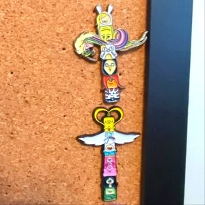 Adventure Time Totem Pole Pin Set